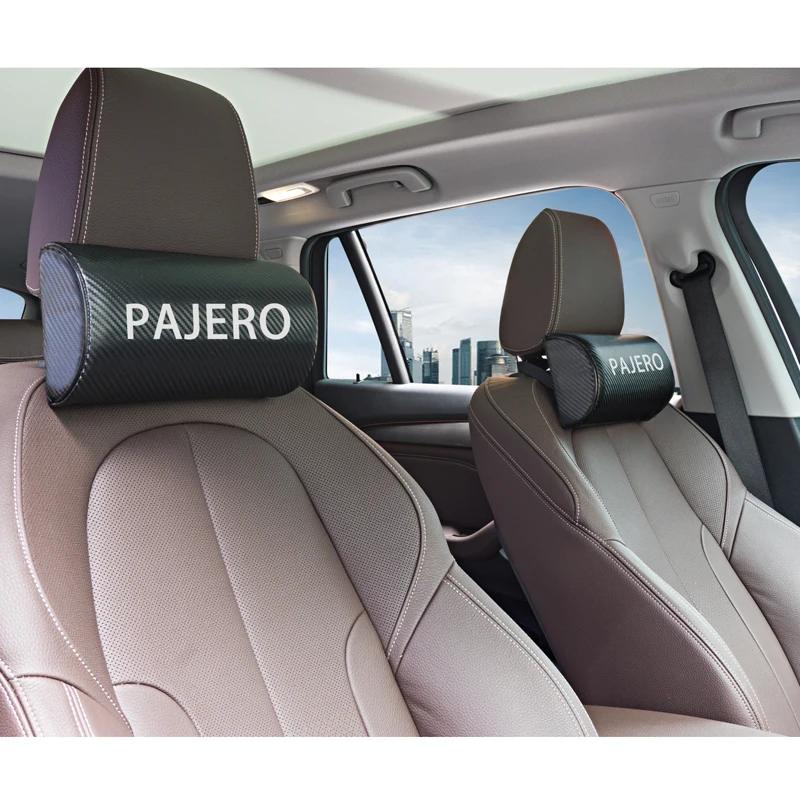 Интерьерные универсальные автомобильные подушки для шеи для Mitsubishi Pajero Outlander Lancer EVO ASX, аксессуары для стайлинга автомобилей