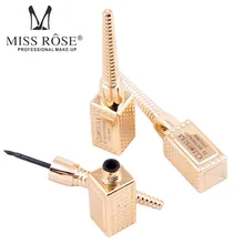 MISS ROSE Черная Подводка для глаз полностью электрическая позолоченная подводка для глаз Водостойкая Подводка для глаз