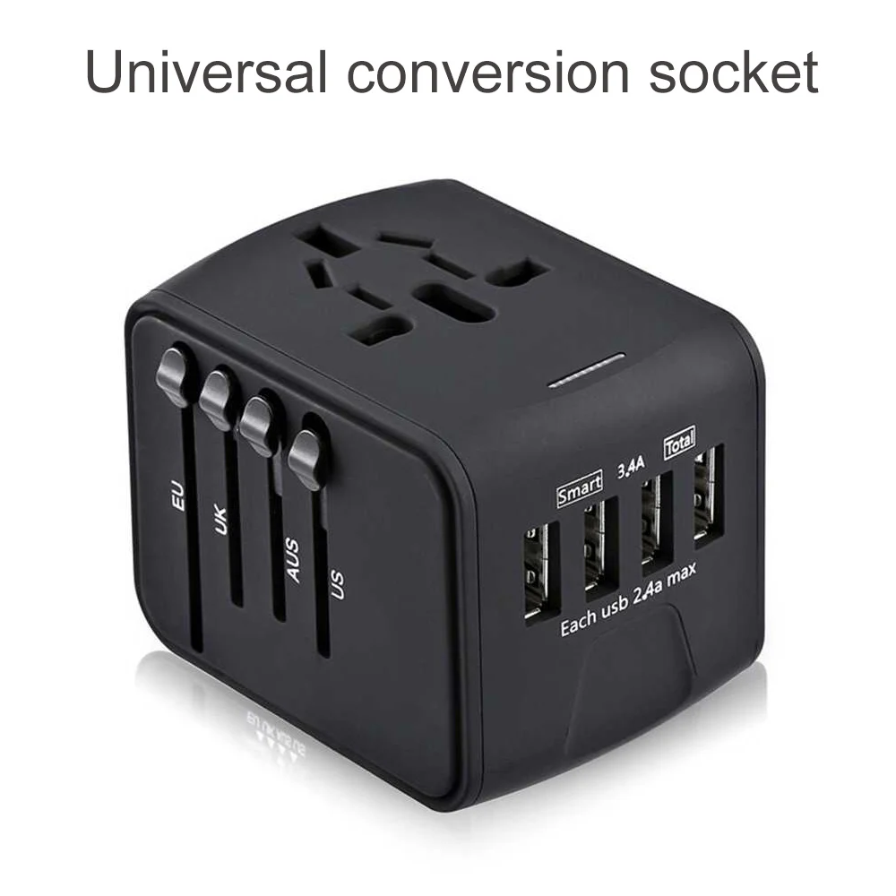 Многофункциональные электрические розетки для путешествий usb разъем зарядное