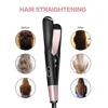 Professional Electric Straightening Iron&Curling Iron Hair Curler 2 in 1 Hair Straightener Flat Irons Ceramic Styling Tools 4