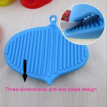 Силиконовый кухонный органайзер, изолированные зажимы для теплового горшка, перчатки для микроволновой печи, зажим для горячей плиты S55