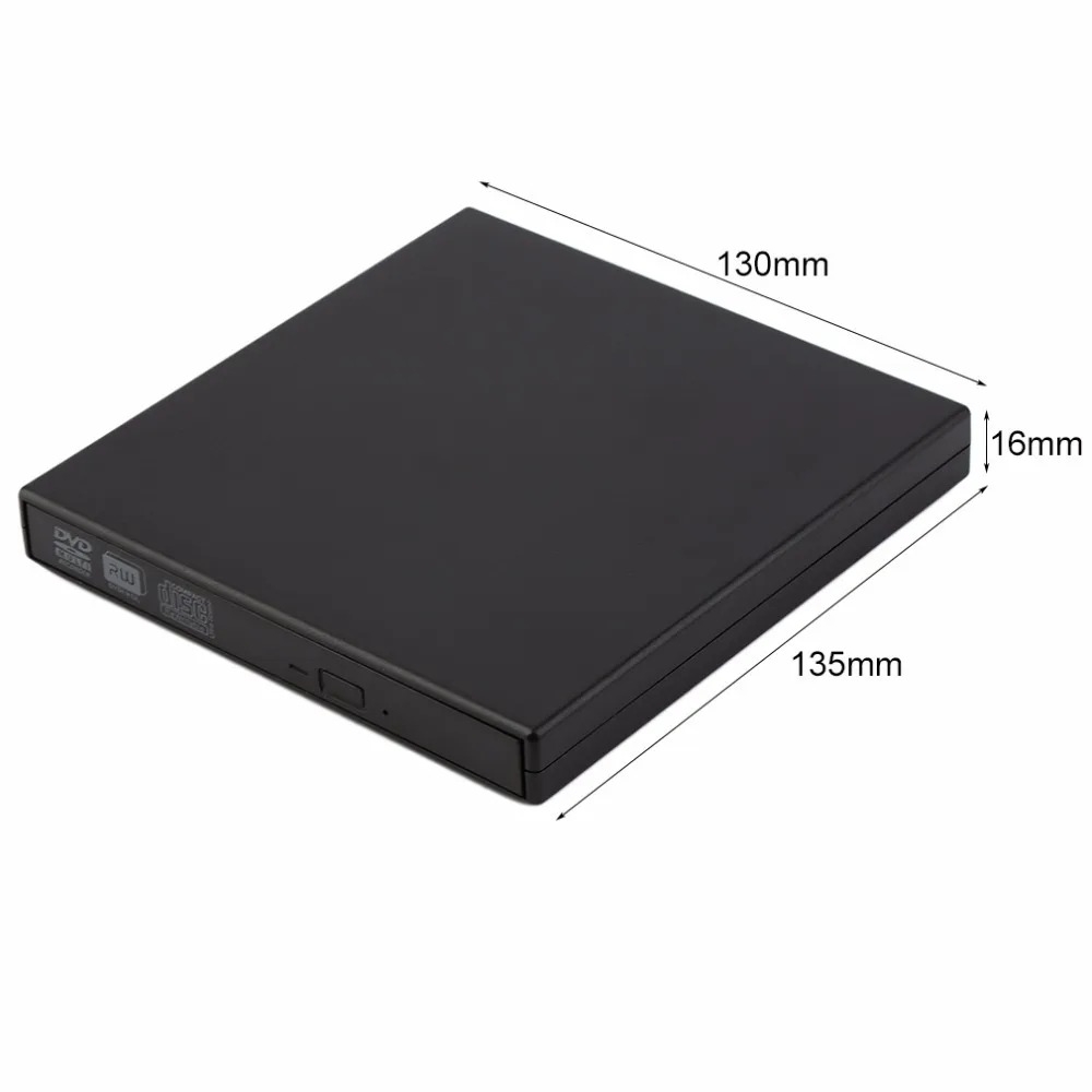 USB 2,0 внешний CD+-RW DVD+-RW DVD-RAM горелки привод писатель для портативных ПК Прямая