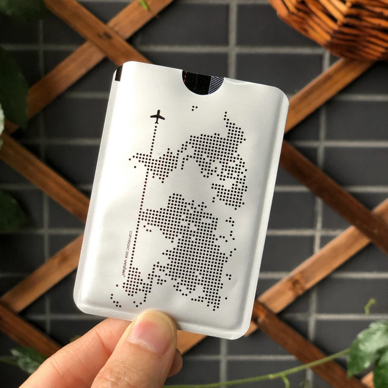 Anti Rfid Blocking Reader Lock Bank Card Holder Wallet Id Bank Card Case Protection Metal Credit NFC Holder for Men Women