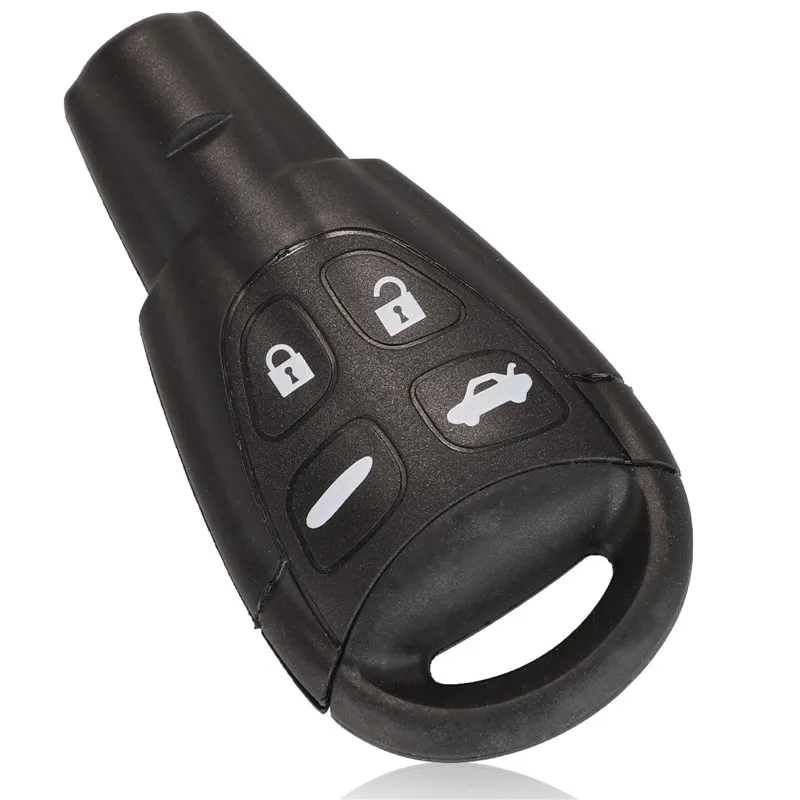 Keyforkess Chiave Auto Chiave A Distanza di Shell Per Saab 9-3 93 2003-2007 4 Pulsante Lama Uncut Smart Card di ricambio Keyless Fob Caso - Hcb8f0de4006041bea0abeb460a58b024e