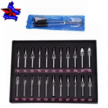 

Tattoo Needle Tips Set 22pcs Stainless Steel Tattoo Nozzle Tip Mix Kit For Tattoo Machine Gun Needle Accesorios