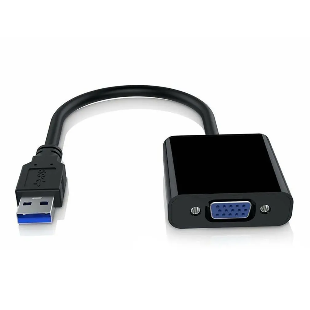 Usb в Vga конвертер Usb 3,0 в Vga Usb в Vga Мужской удлинитель внешняя видео Графическая карта
