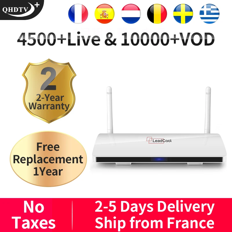 

Leadcool QHDTV Plus IPTV France Arabic Android 8.1 1G+8G/2G+16G IPTV France Arabic Belgium French QHDTV Plus Arabic IPTV France