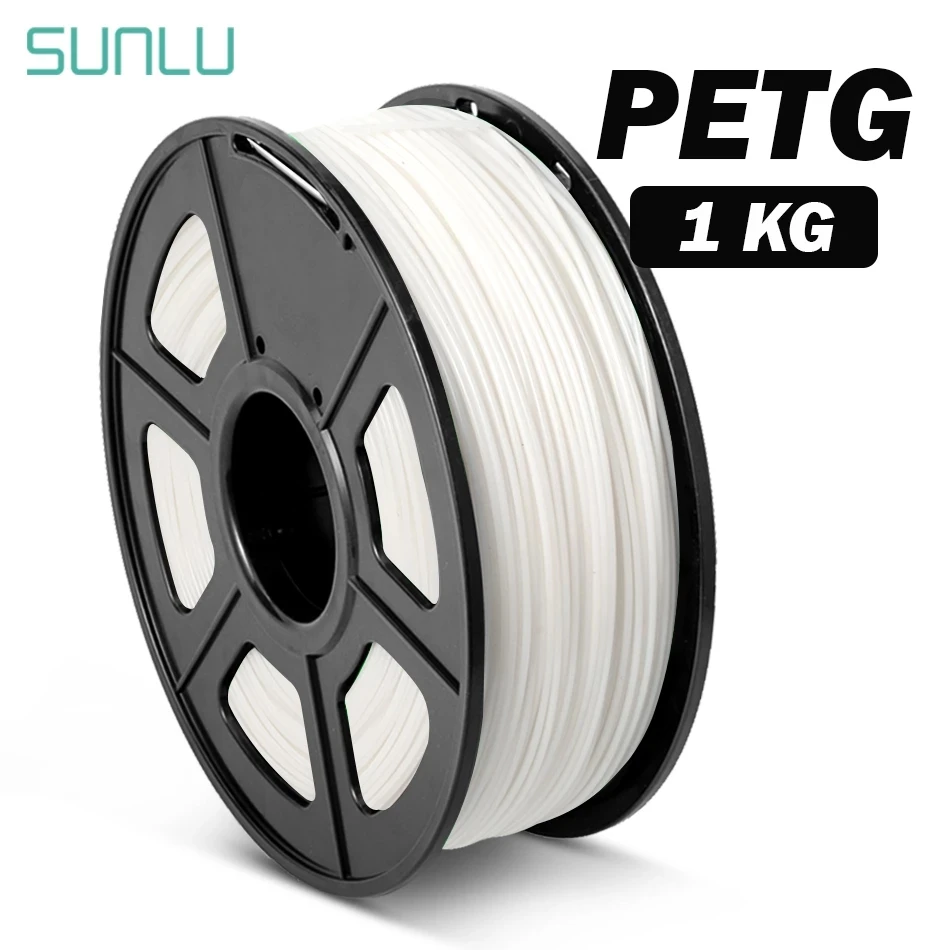 PETG-filamento para impresora 3D, Material de regalo para Dooling de 1,75mm, gran oferta, Color negro, consumibles de 1KG/2.2LBS