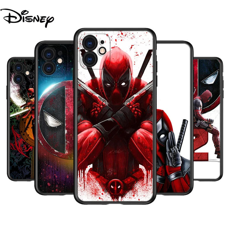 Silicone Cover Marvel Hero Deadpool For Apple IPhone 13 12 Mini 11 Pro XS MAX XR X 8 7 6S 6 Plus 5S SE Phone Case iphone 13 pro max case leather