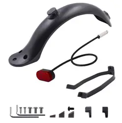Rear Wheel Fender with Taillight & Hook - Enhanced Mudguard Wing with License Plate Holder and Fender Support (MULTI)