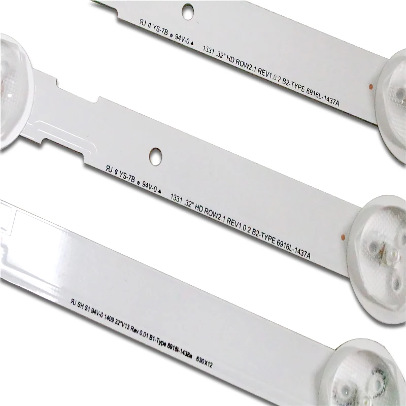 Kit Original de Peças de Fita de Led com 7led 630 mm para Retroiluminação lg 32ln541v 32ln540v b1 Tablete Lclc320due sf r1 Novo - Imagem 5