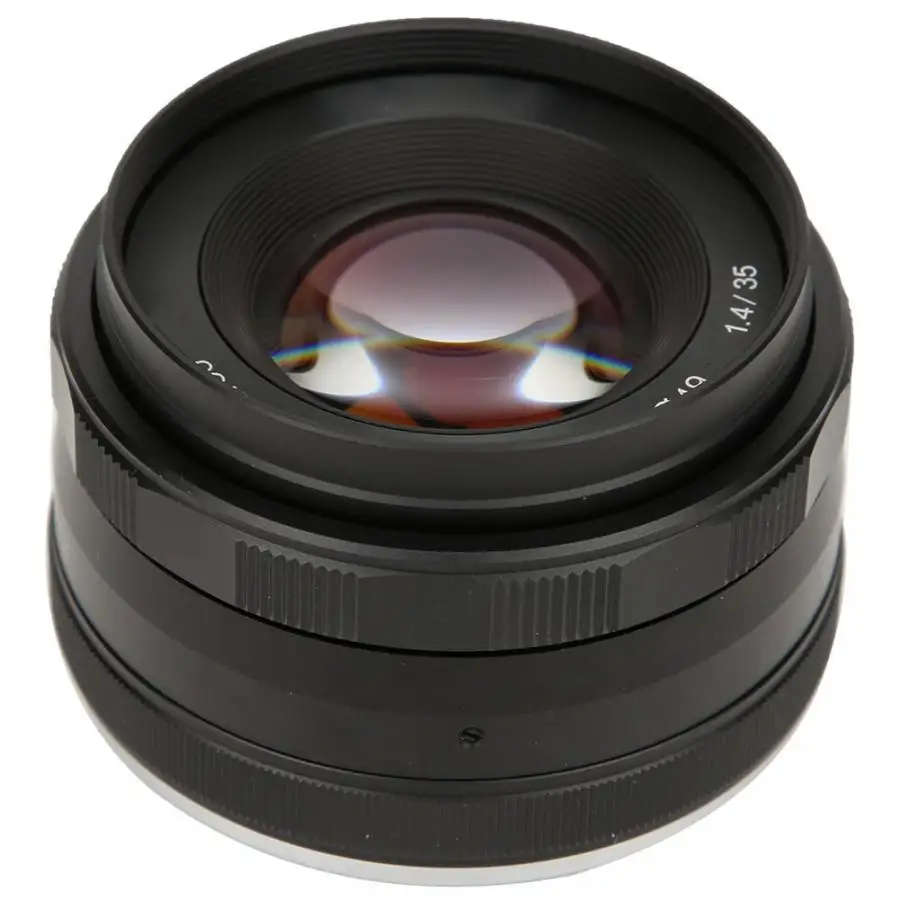 Meike lente para celular 35 мм F1.4APS-C Фокус объектив портрет большая апертура для Canon EOS-M Крепление камеры EF-M аксессуары