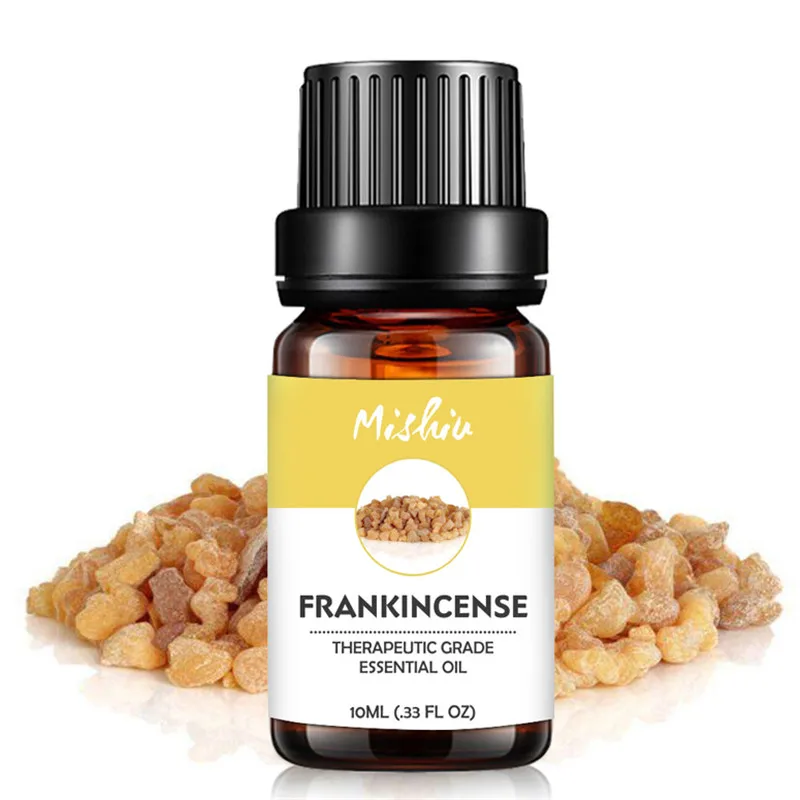 

Mishiu Pure Essential Oil Humidifier Frankincense Cypress Clove Vetiver Thyme Basil Camphor Pine Needles Massage Oil 10ML