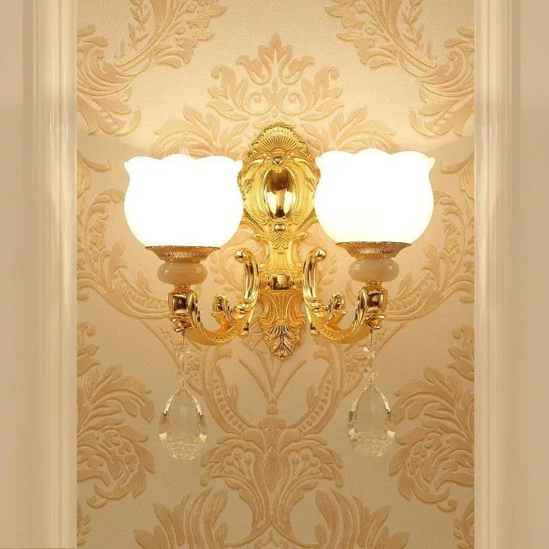 Interieur зеркало для дома Lampara De Interior Aplique Luz Pared Wandlamp Хрустальная аппликация Murale светильник Настенный светильник для спальни светильник
