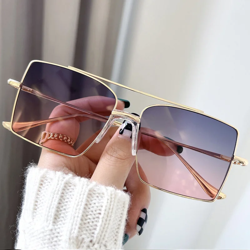 Unique Butterfly Square Cat Eye Sunglasses For Women New Brand Gradient Elegant Big Frame Sun Glasses Female Irregular Shades square sunglasses