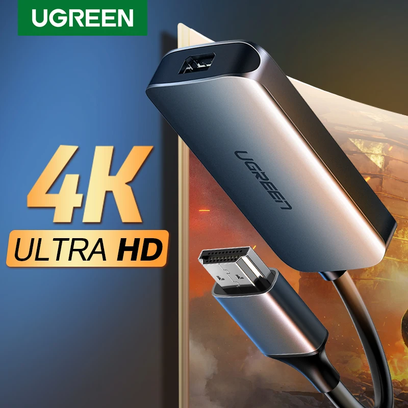 Ugreen HDMI к Mini DisplayPort конвертер Кабель адаптер 4K для Apple iMac samsung ASUS монитор Xbox One DP
