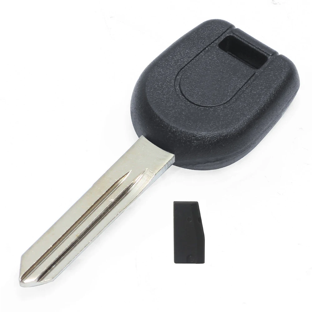 Keyecu 4D61 Chip Transponder Key Fob for Mitsubishi L200 Shogun Pajero Montero 2002 2003 2004 2005 2006-MIT8 Left Blade