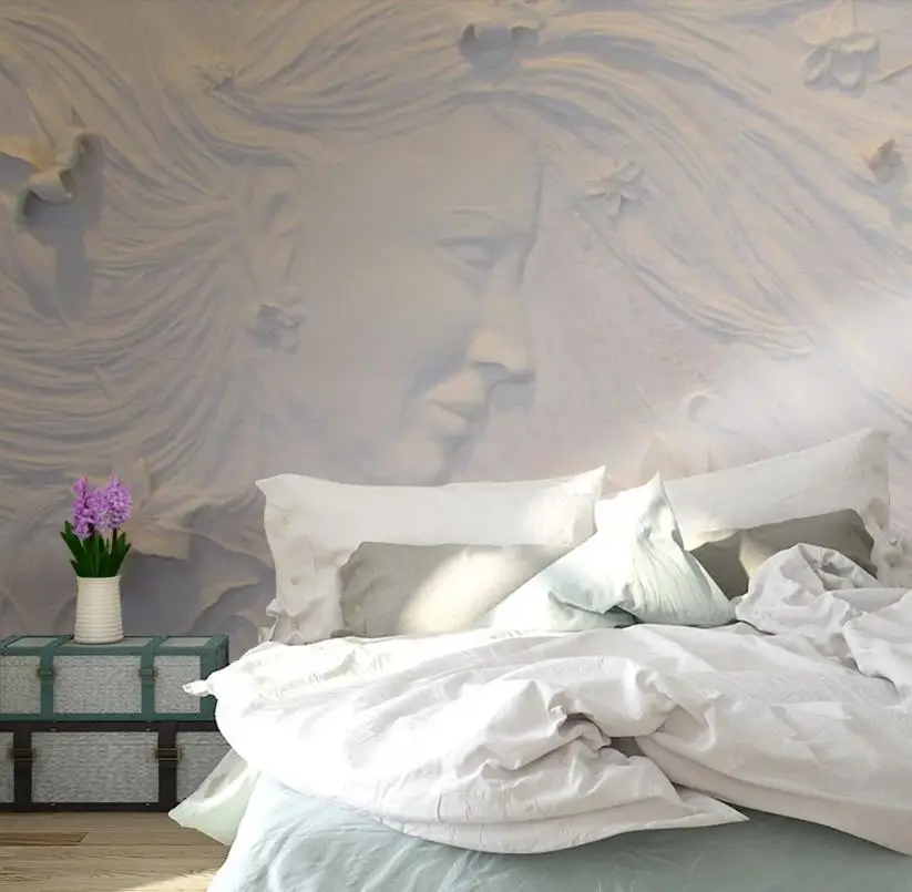 

Пользовательские обои 3d тисненые цветы для гостиной гостиницы настенная фотография настенные наклейки 3 d задний фон для дивана настенные водонепроницаемые обои