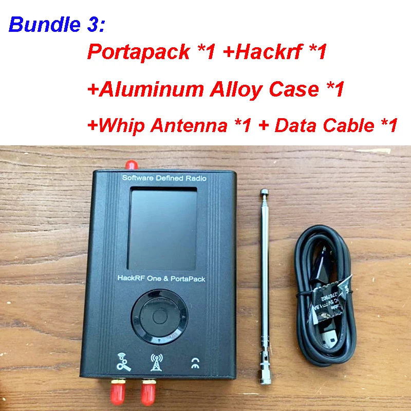 PORTAPACK HackRF одна консоль 1 МГц-6 ГГц SDR приемник/Передача AM FM SSB ADS-B SSTV Ham Радио 0.5PPM Кристалл офлайн gps симулятор
