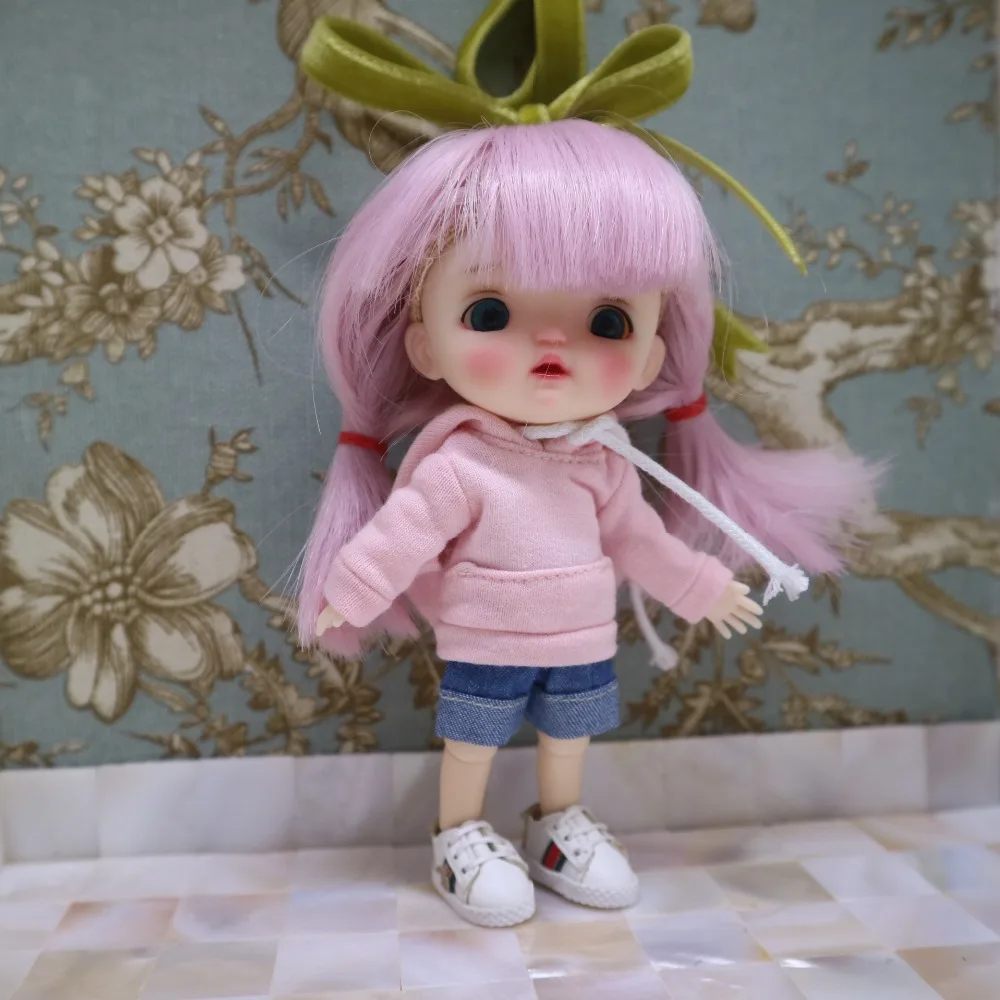 Новые сахарные куклы Ob11 куклы 1/8 изготовление на заказ BJD куклы DIY макияж куклы и голова куклы OB - Цвет: whole 5