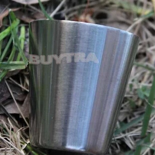 High Quality 35ml Outdoor Portable Handle Stainless Steel Mug Cup Travel Tumbler Coffee Mug Tea Cup