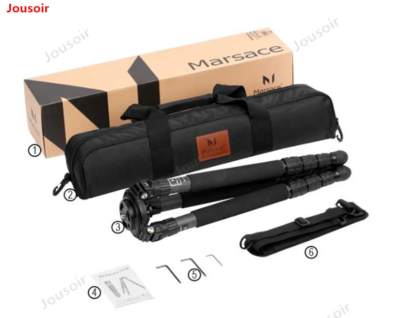 MT-3541S carbon fiber tripod without shaft combination series bearing 20kg tripod with carrying bag CD50 T03