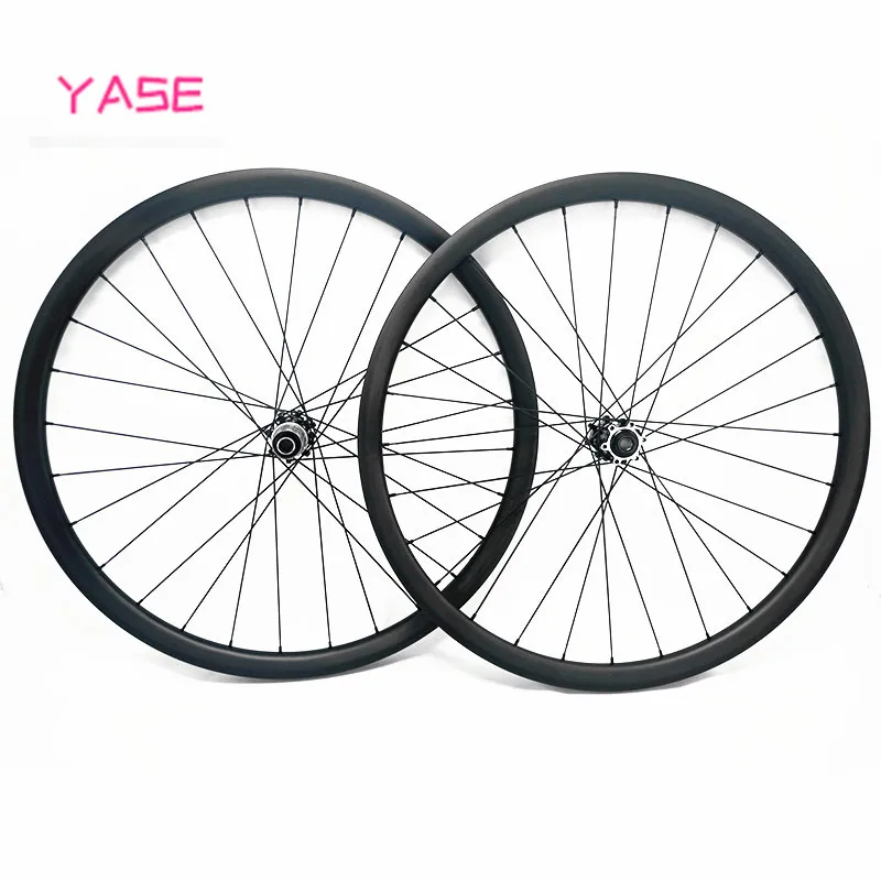 29er mtb дисковые Углеродные колеса 33x30 мм ассиметричные бескамерные FASTace DA206 100x15 142x12 Углеродные колеса для велосипеда горный велосипед