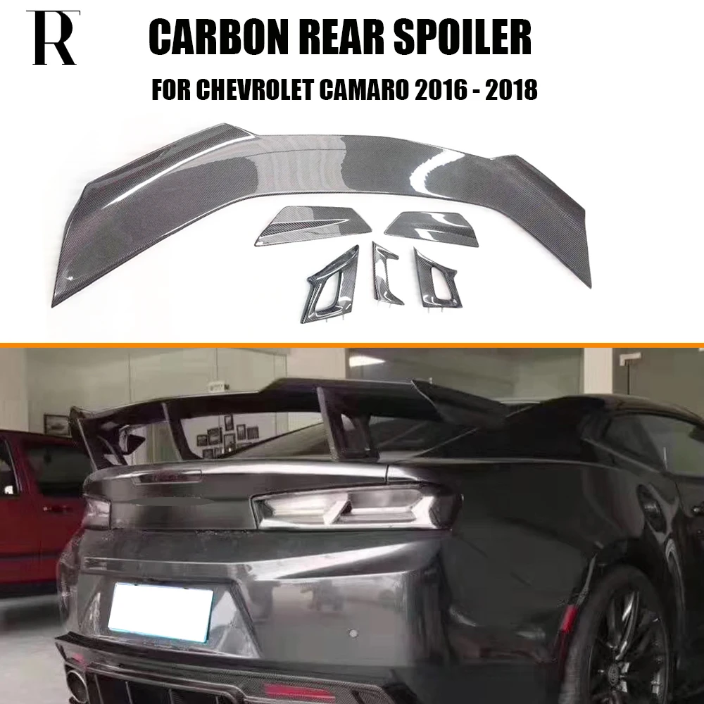 Спойлер для багажника Chevrolet Camaro Coupe 16 18 из углеродного волокна|Спойлеры и крылья| |