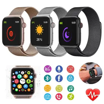 

2020 Fashion Smart Watch Bluetooth Call Heart Rate Monitor Sport Bracelets Music Control for Women Men Kids Gift Smartphones