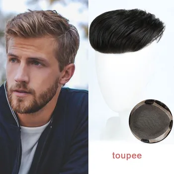 

LANLAN toupee Advanced knitting technology Dyeable Men's Wig Head usage bald Alopecia 3 models Custom product
