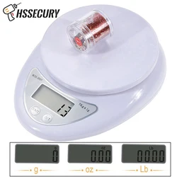 Balance de cuisine électronique LCD Portable, 5kg, numérique, pour aliments par la poste, mesure du poids, Balance 