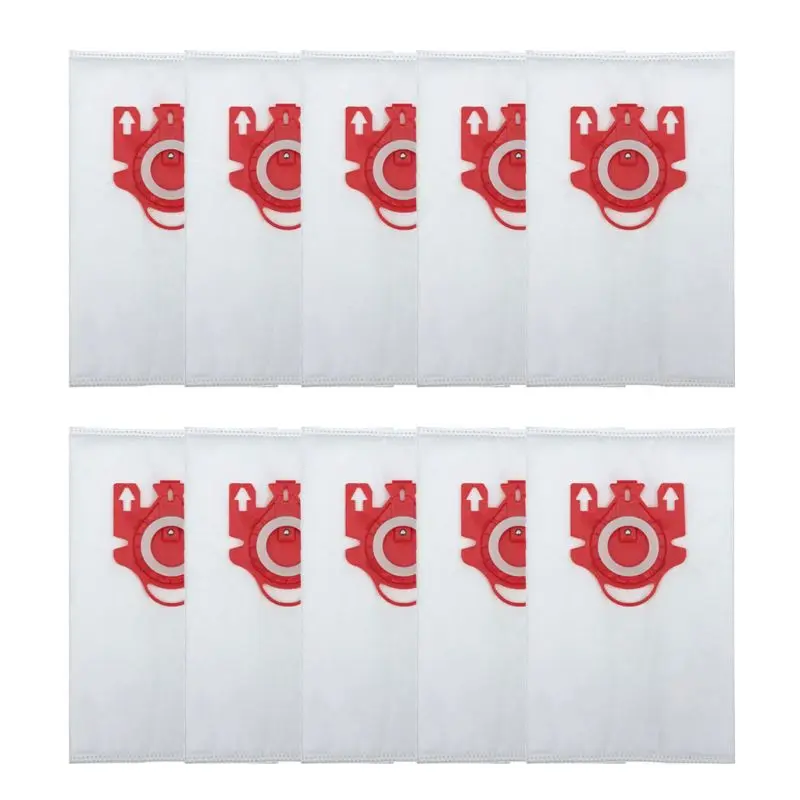 R9UD 10pcs Miele Vacuum Cleaner Dust Bags 3D Type FJM C1 C2 Synthetic Hepa Sweeping Robot Accessories | Бытовая техника