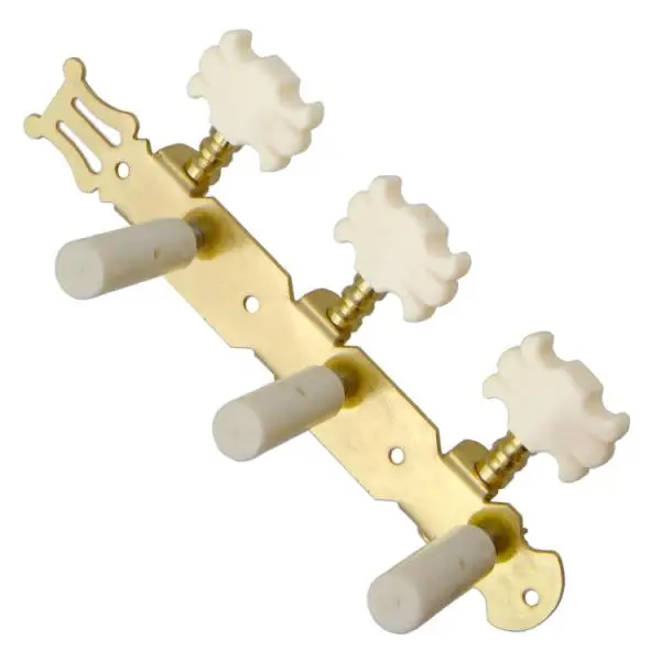3Inline String Tuning Peg Tuners Machine Heads for Classic Guitars Parts Golden 3R3L