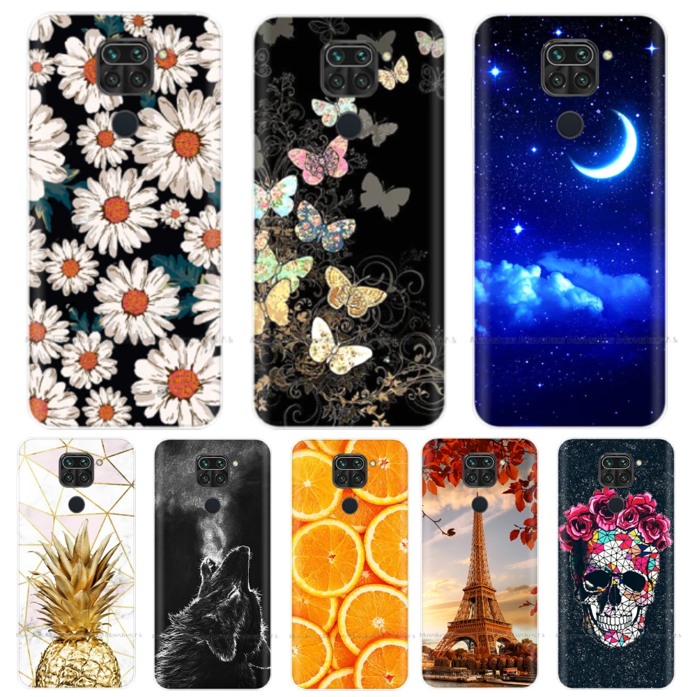 for xiaomi redmi note 9 Case note9 Silicon Back Cover Phone Case for redmi note 9s note 9 pro Soft Cases funds etui bumper coque xiaomi leather case case