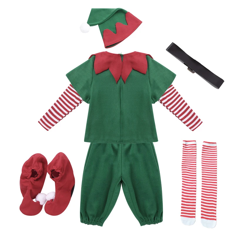 Маскарадные костюмы на Хэллоуин для детей, рождественские Семейные комплекты, семейная одежда на День Благодарения, Рождественский эльф