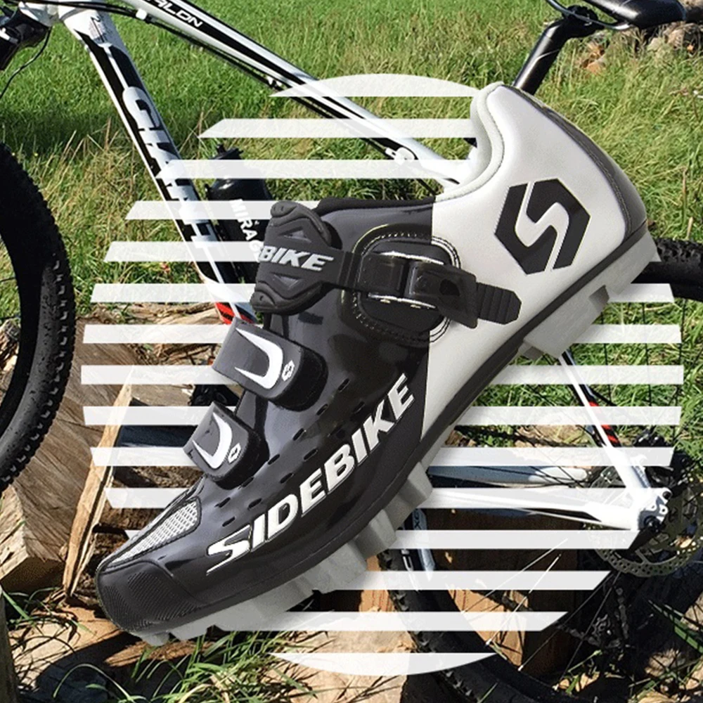 SIDEBIKE Cycling MTB Shoes Men Self-locking Mountain Bike Shoes Professional Breathable Bicycle Racing Sneakers Cycle