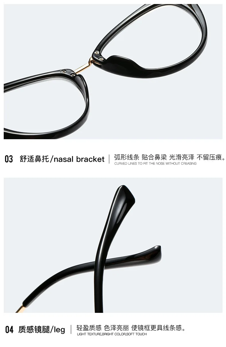 Photochromic smart progressive reading glasses fashion cat ladies reading glasses farsighted multi-focal reading mirror FML