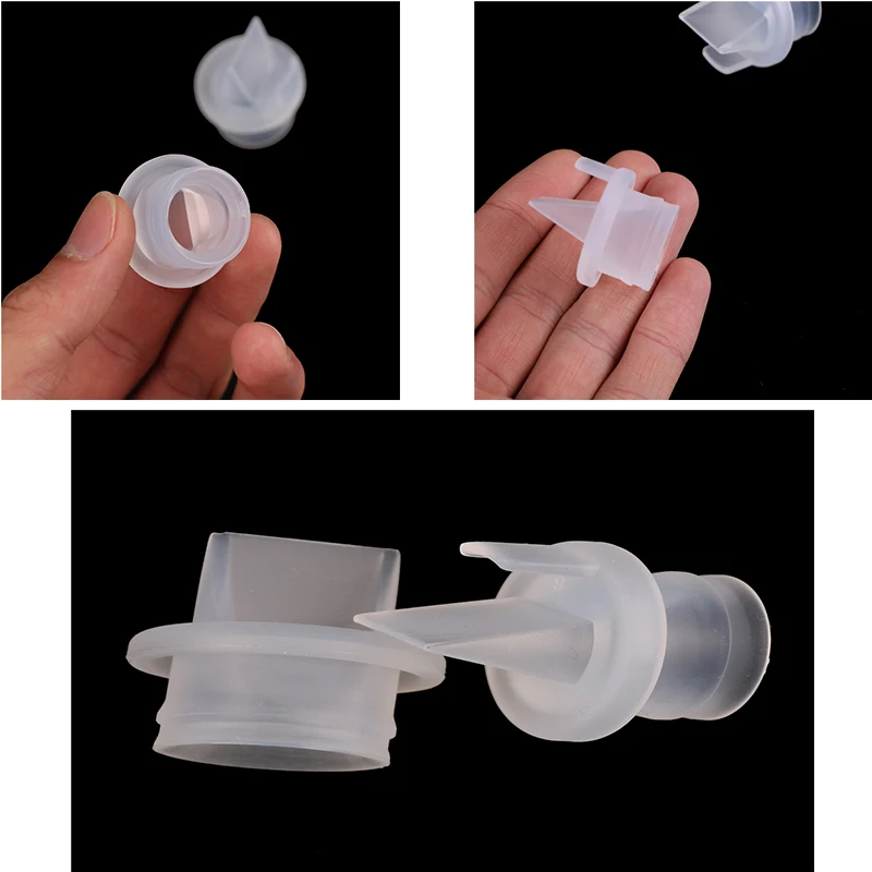 2PCS Duckbill Valve Breast Pump Parts Silicone Baby Feeding Nipple Pump