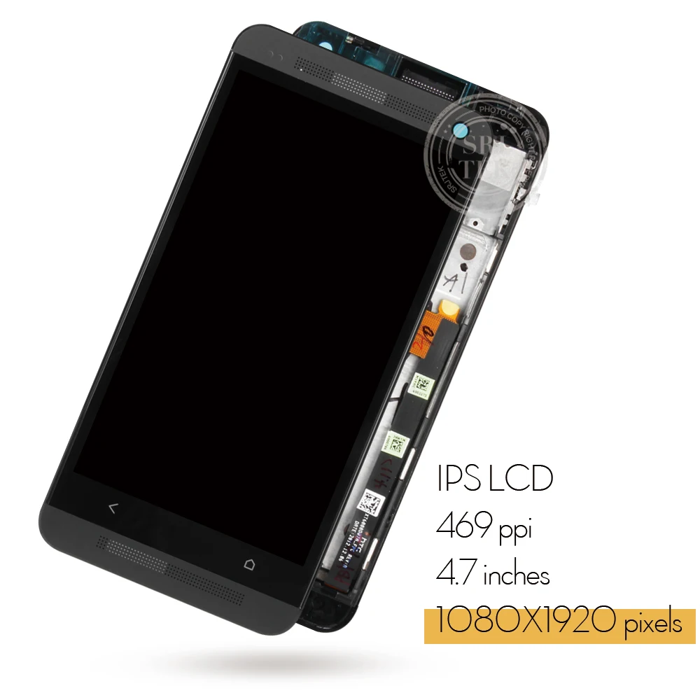 ЖК экран 4 7 дюйма для HTC ONE M7 801e сменный сенсорный с рамкой 1920x1080|lcd replacement|lcd for htc m7lcd