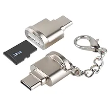 1 шт. Портативный USB 3,1 type C кард-ридер USB-C TF Micro SD адаптер типа OTG-C кард-ридер для samsung Macbook huawei LeTV