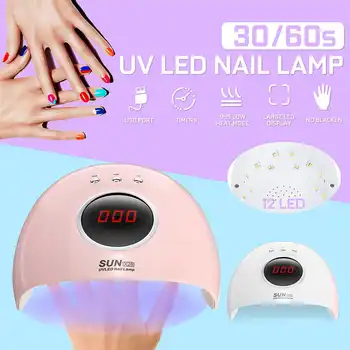 

36W Professional USB Nail Dryer UV LED Lamp Smart Sunlight Curings All Gel Polish Non-harmful Fast Dry Nail Art Machine