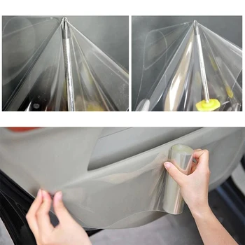

LEEPEE 10/20/30/40/50x100cm Rhino Skin Protective Film Transparency Anti-dirty Film Car Styling Accessories
