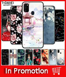 For Samsung M30S Case Silicone Soft TPU Phone Case Cover For Samsung Galaxy M30S Case m30s M 30S 6.4'' Flower SM-M3070 Para