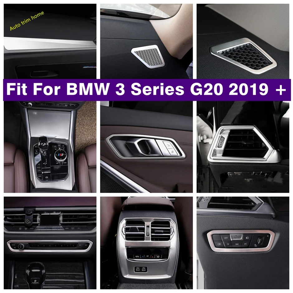 

Air Condition Outlet Vent / Dashboard / Lights Switch / Gear Box / Door Handle Bowl Cover Trim For BMW 3 Series G20 2019 - 2023