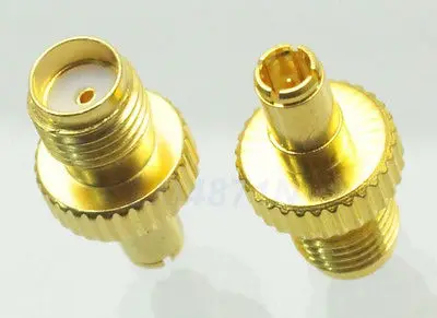

DHL/EMS 50 Sets Adapter TS9 male plug to SMA female jack RF connector straight gold plating -C1