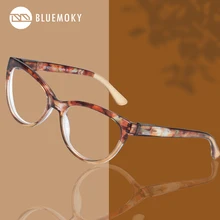 BLUEMOKY очки для чтения «кошачий глаз», женские очки в пластиковой оправе, очки для дальнозоркости 4 в 1, посылка, очки для чтения, новинка 420001