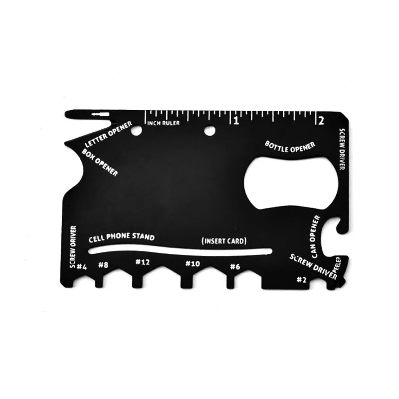 Наружный карманный инструмент Многофункциональный нож edc открытый бутылка выживания шестерни карты многоцелевой гаджет лагерь открывалка кошелек комплект