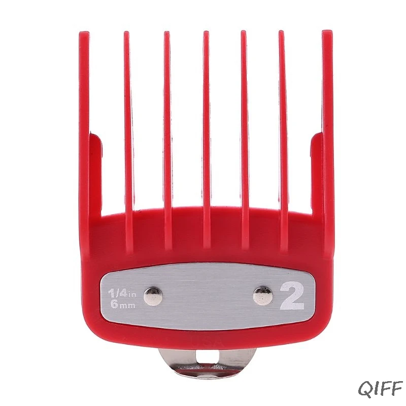 1PC/2PCS Professional Cutting Guide Comb Hair Clipper Limit Comb with Metal Clip
