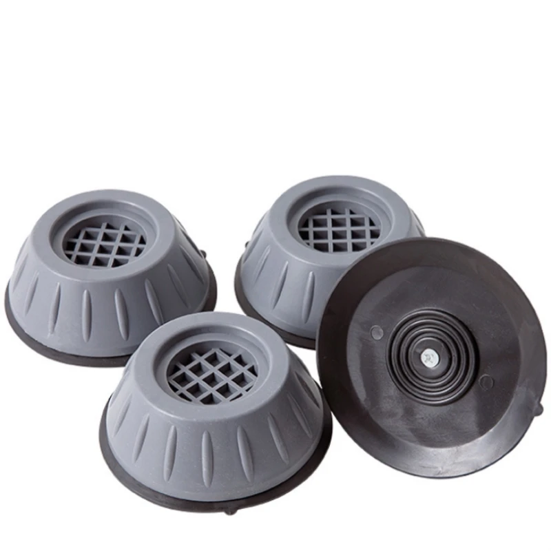 4Pcs Anti Vibration Feet Pads Rubber Legs Slipstop Silent Skid Raiser Mat For Washing Machine Support Dampers Stand Accessories