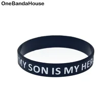 OneBandaHouse 1 шт. мой сын мой герой силиконовый браслет для взрослых Размер